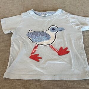 Baby Boden 18-24 bird tshirt
